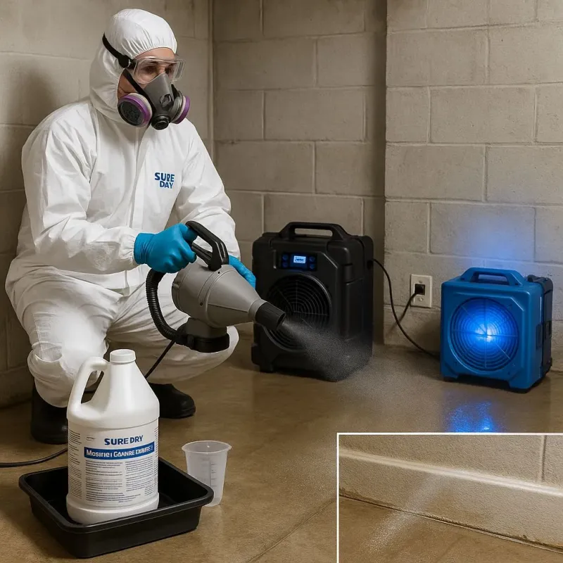 Sanitization and Odor Removal process in Heritage Pines, FL